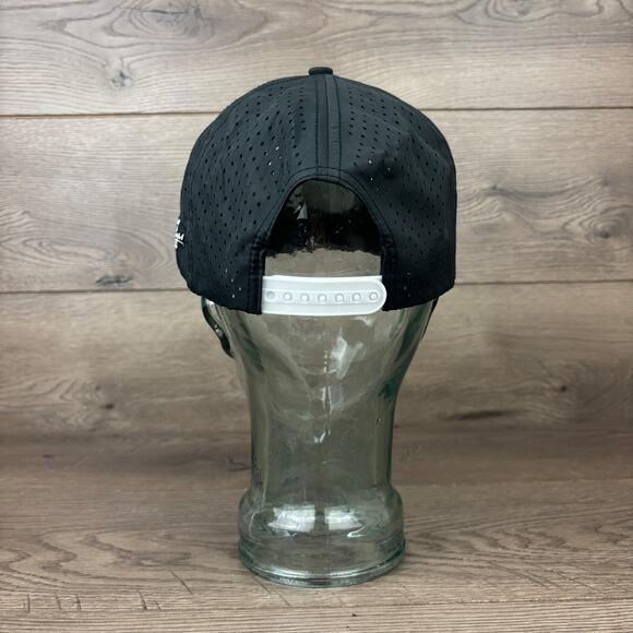 Sunday Swagger GOLF Snapback Hat Men's One Size Black Embroidered Flat Bill Cap - Picture 4 of 9